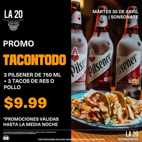 Pieza para Cervecería La 20