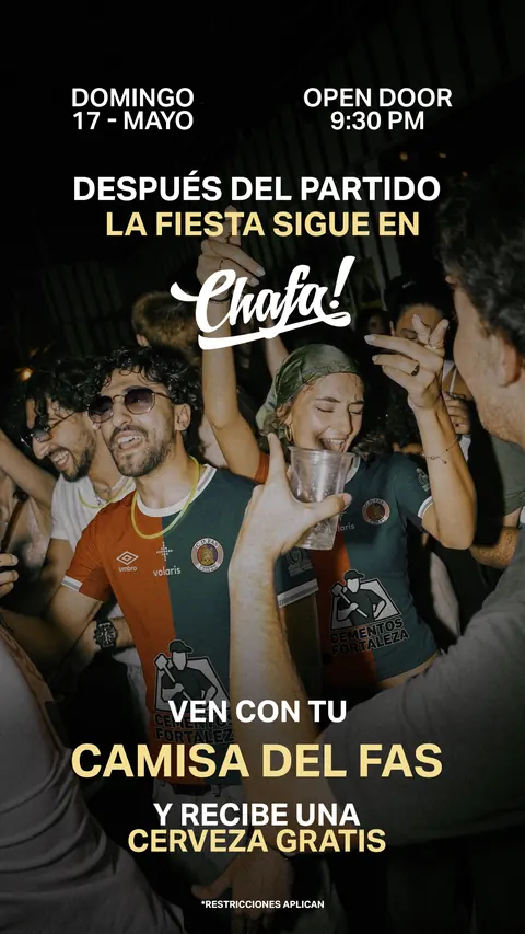 Chafa, discoteca: noche de fiesta