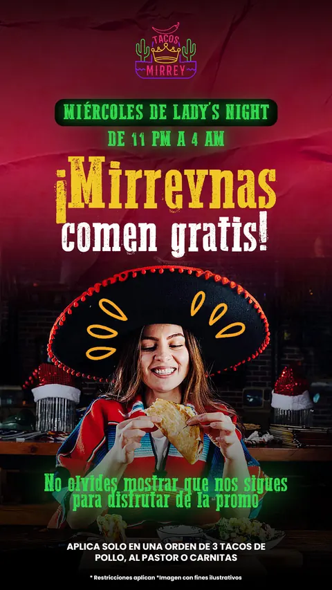 Tacos Mirrey: promoción